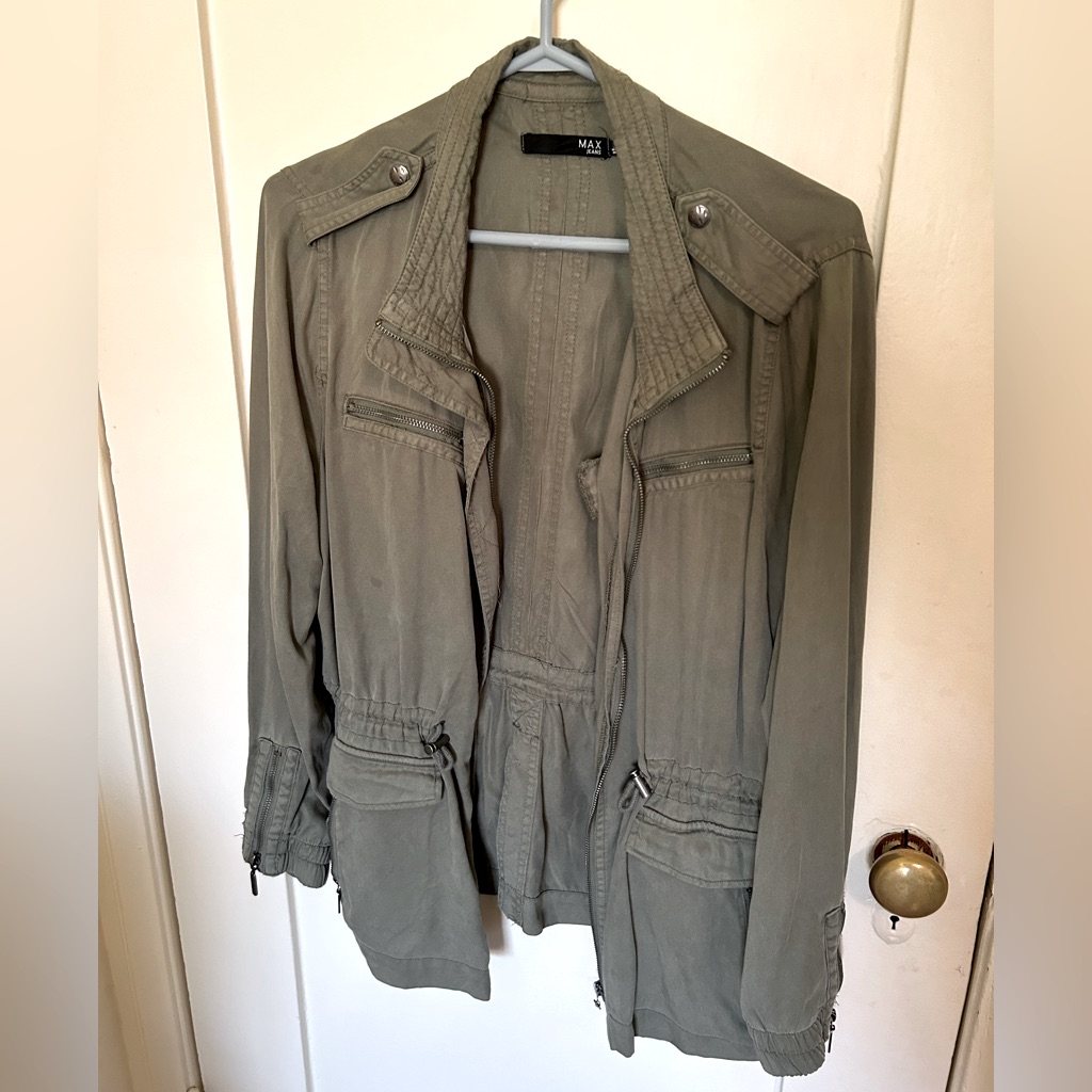 Olive Green Jacket Size L